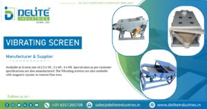 Vibrating Screen Manufacturer in Ahmedabad