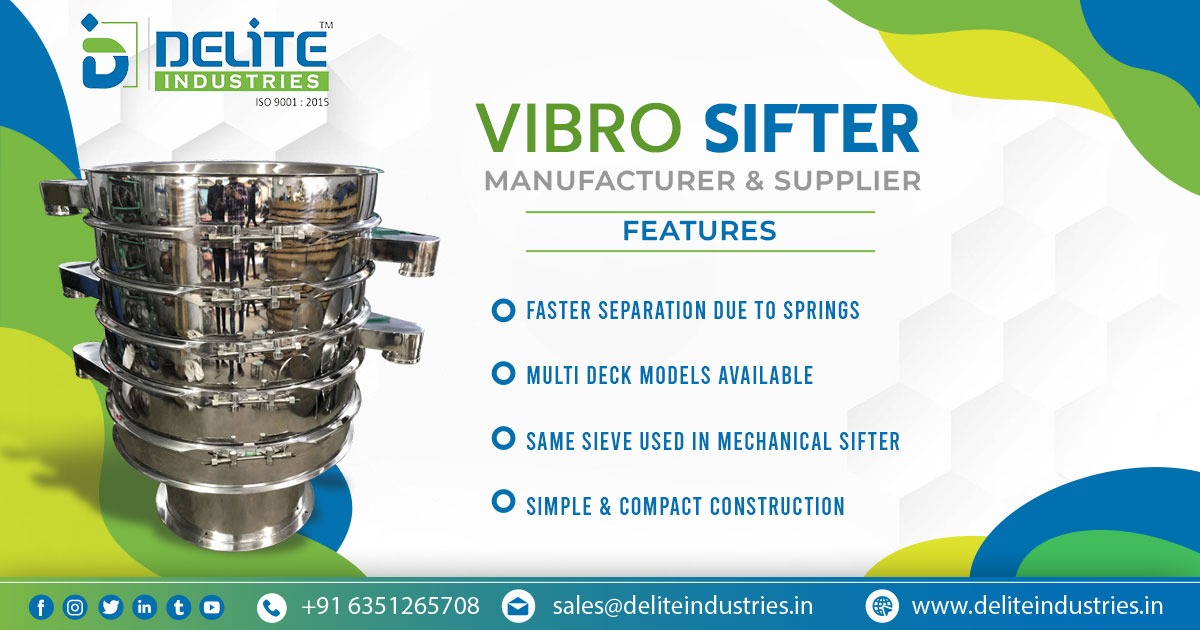 Manufacturer of Vibro Sifter in Karnataka